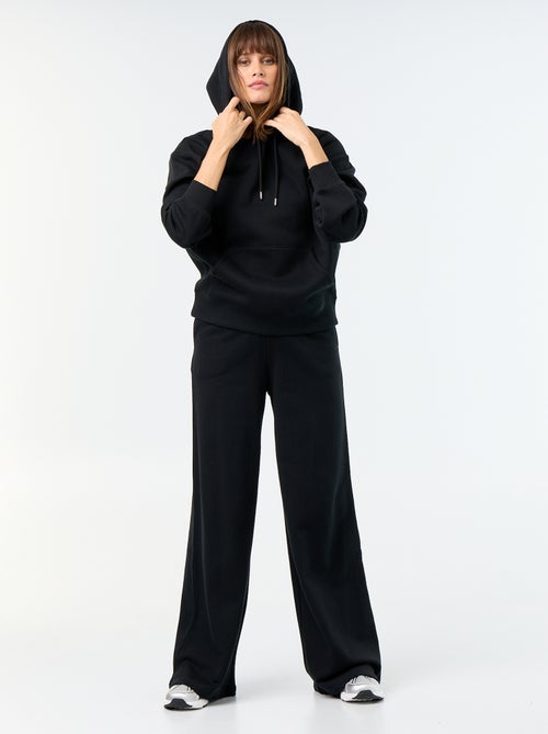 Effen hoodie met kangoeroezak - Kiabi