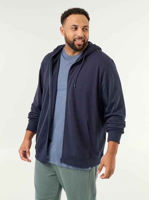 Effen hoodie met rits - Kiabi Effen hoodie met rits - Kiabi