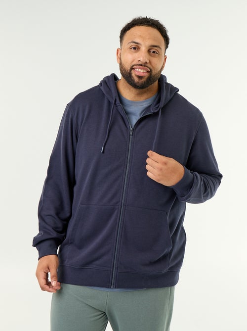 Effen hoodie met rits - Kiabi Effen hoodie met rits - Kiabi