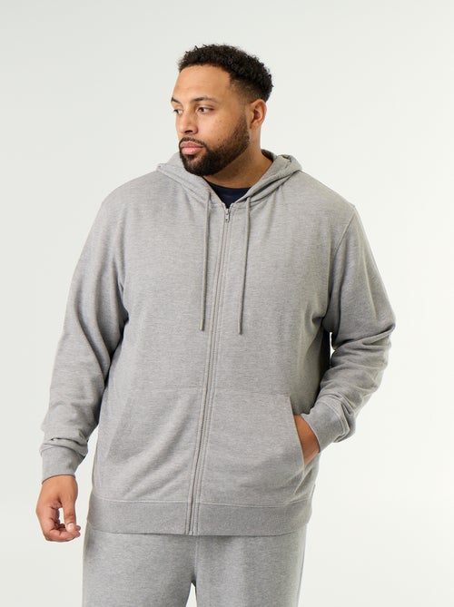 Effen hoodie met rits - Kiabi Effen hoodie met rits - Kiabi