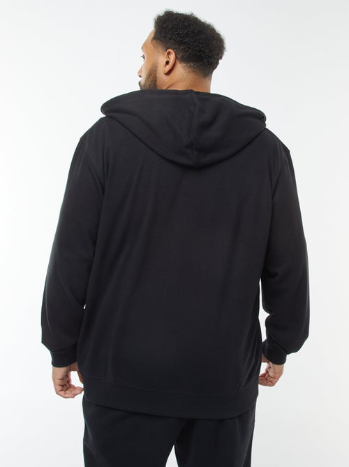 Effen hoodie met rits - Kiabi
