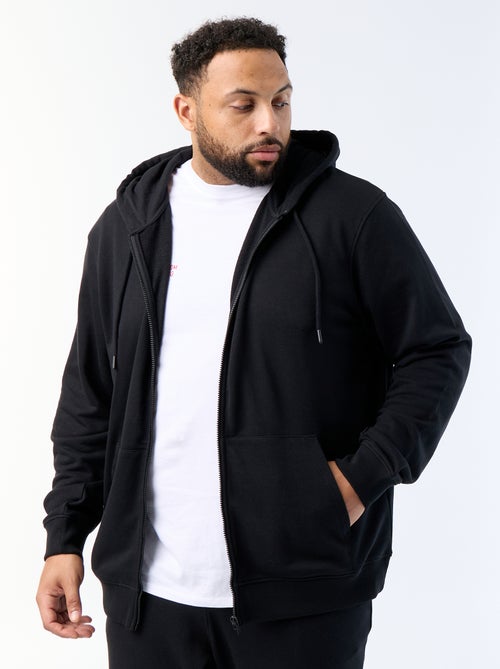Effen hoodie met rits - Kiabi Effen hoodie met rits - Kiabi