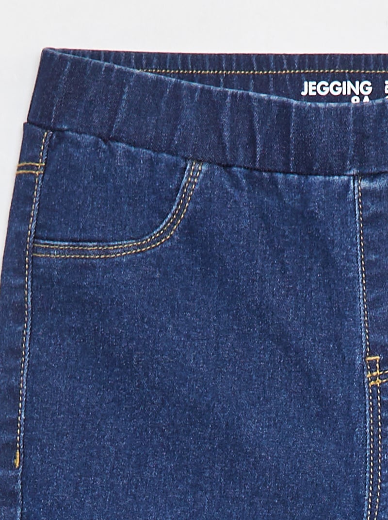 Effen jegging Blauw - Kiabi