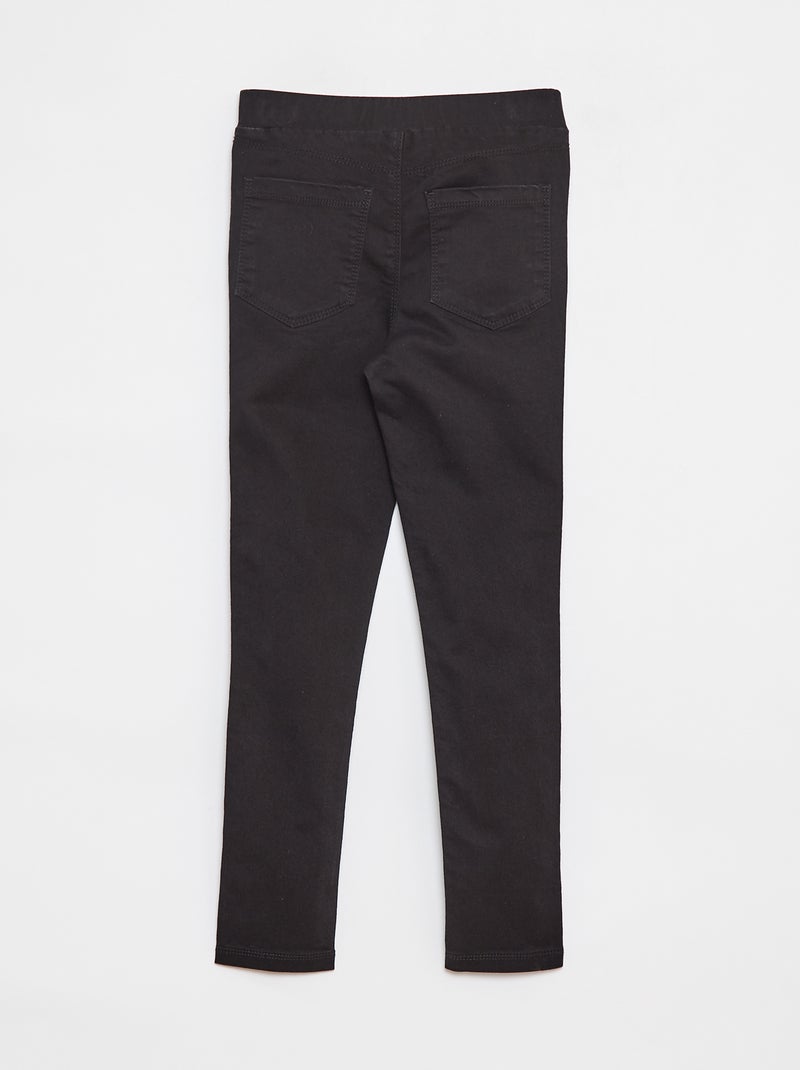 Effen jegging Zwart - Kiabi