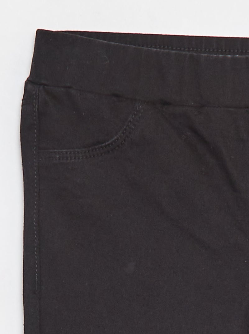 Effen jegging Zwart - Kiabi