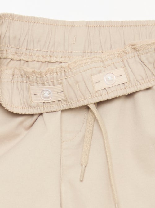 Effen jogger met boorden - Kiabi