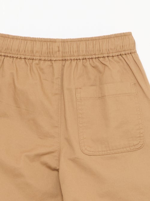 Effen jogger met boorden - Kiabi