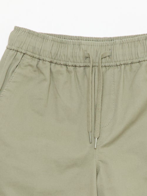 Effen jogger met boorden - Kiabi