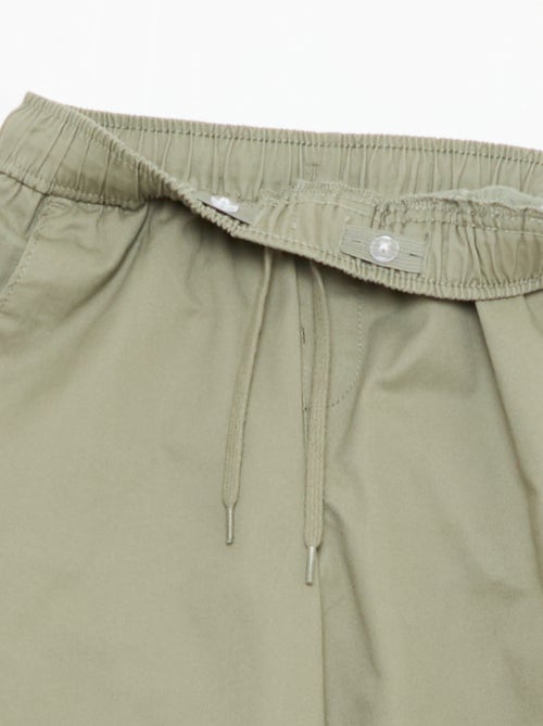 Effen jogger met boorden - Kiabi