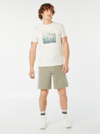 Effen joggingbermuda