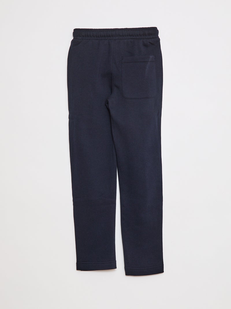 Effen joggingbroek - Nauwsluitend model Blauw - Kiabi