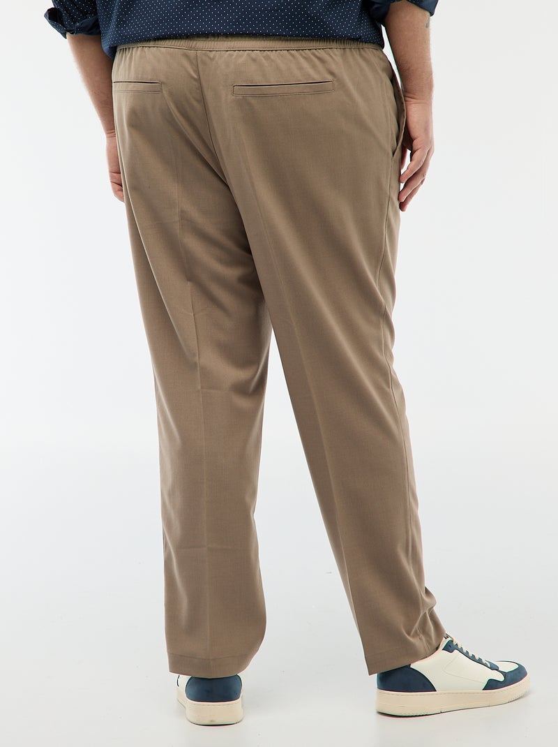 Effen joggingbroek Biege - Kiabi