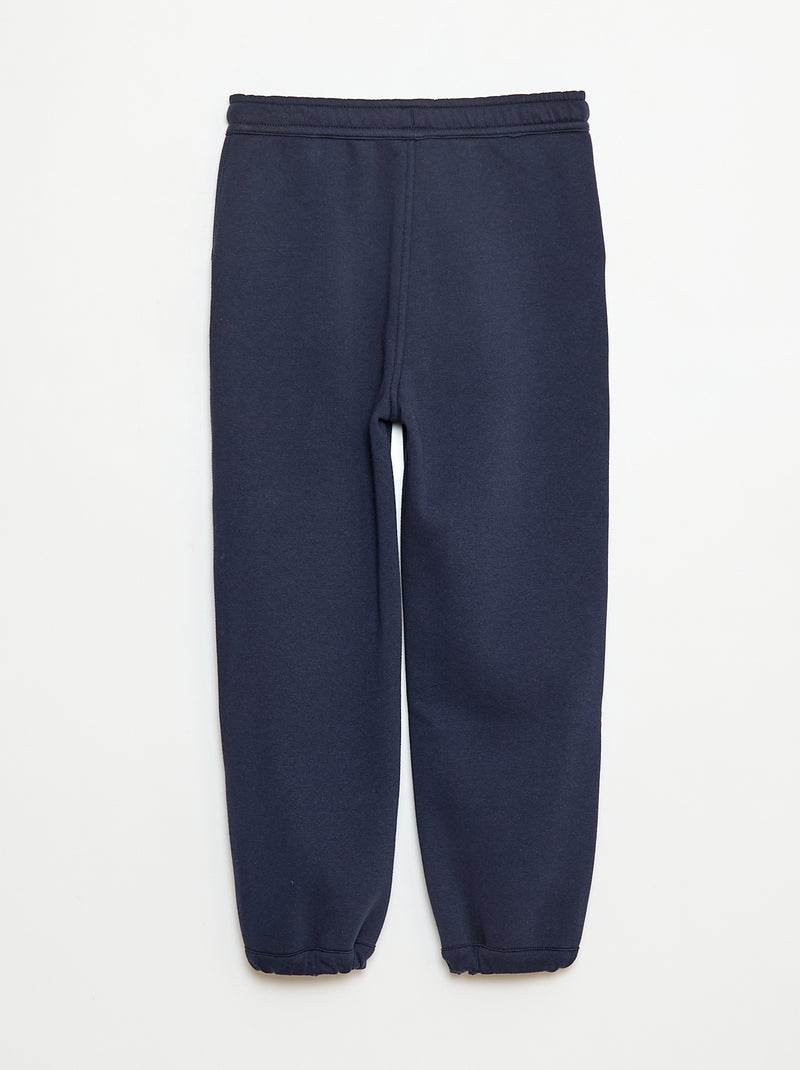 Effen joggingbroek met 2 zakken Blauw - Kiabi