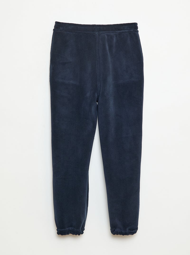 Effen joggingbroek met 2 zakken Blauw - Kiabi