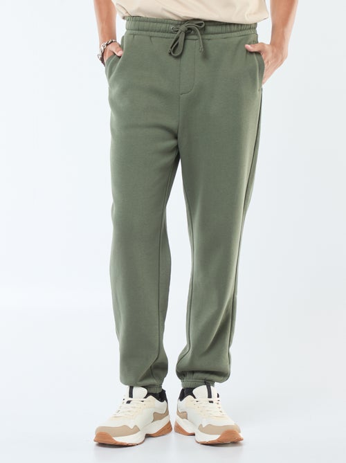 Effen joggingbroek met aantrekkoordje in de tailleband - Kiabi