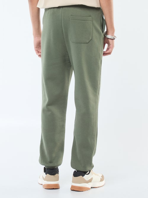 Effen joggingbroek met aantrekkoordje in de tailleband - Kiabi