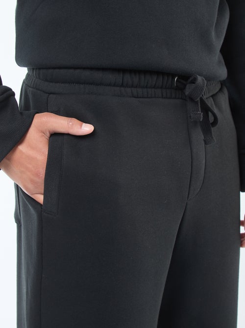 Effen joggingbroek met aantrekkoordje in de tailleband - Kiabi