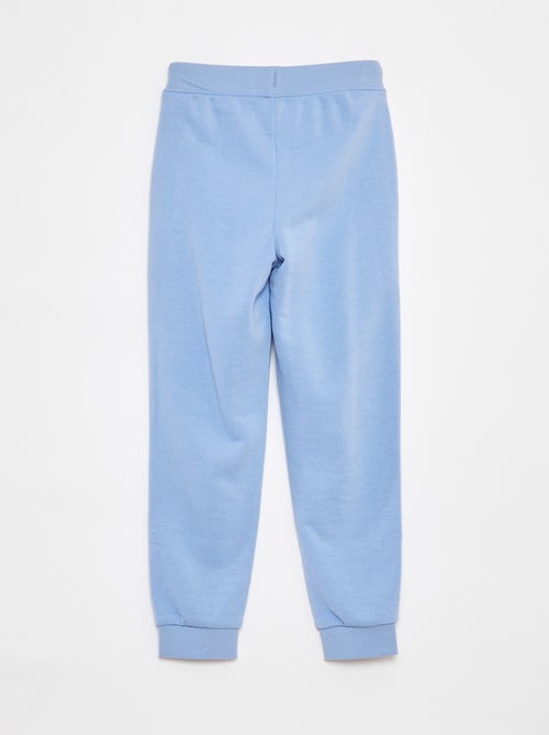 Effen joggingbroek met elastische taille - Kiabi