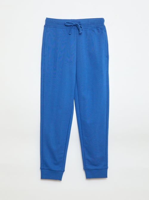 Effen joggingbroek met elastische taille - Kiabi