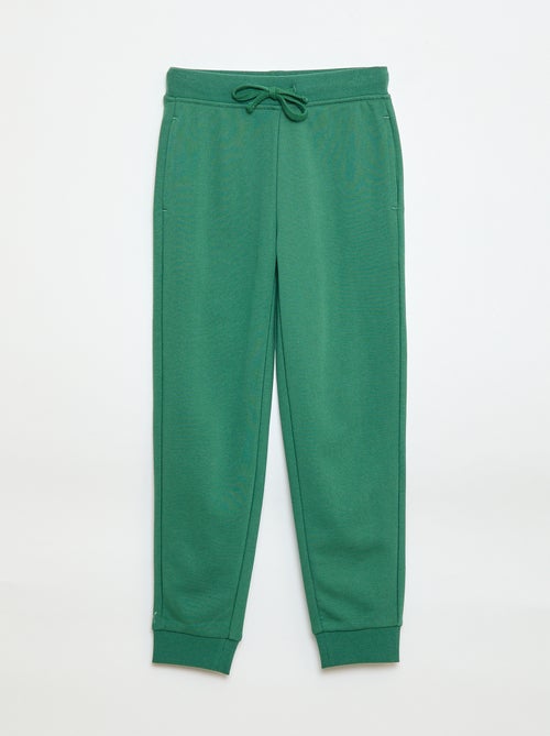 Effen joggingbroek met elastische taille - Kiabi