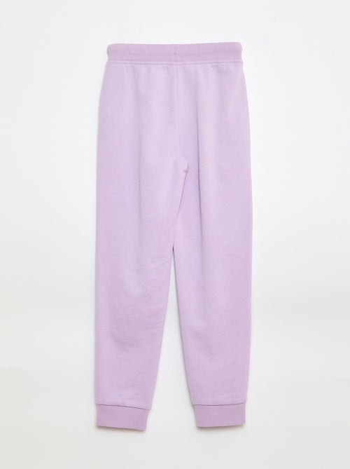 Effen joggingbroek met elastische taille - Kiabi