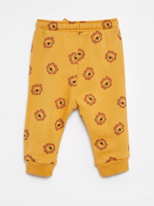 Effen joggingbroek met elastische tailleband - Kiabi