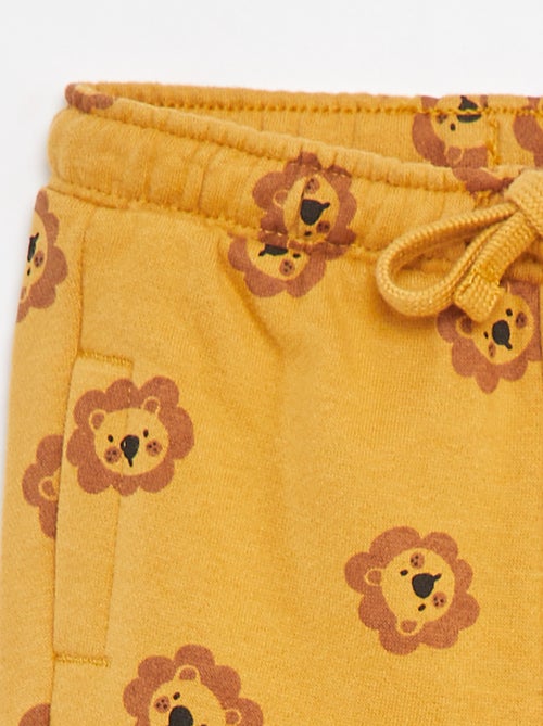 Effen joggingbroek met elastische tailleband - Kiabi