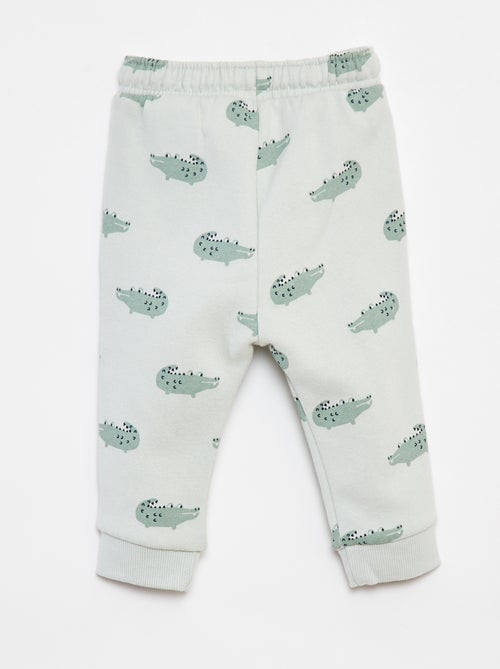 Effen joggingbroek met elastische tailleband - Kiabi