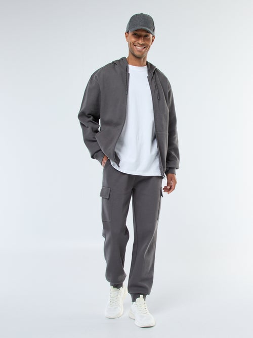Effen joggingbroek met zakken - Kiabi
