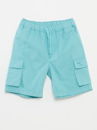 Effen joggingbroek met zakken met klepje