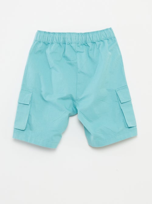 Effen joggingbroek met zakken met klepje - Kiabi