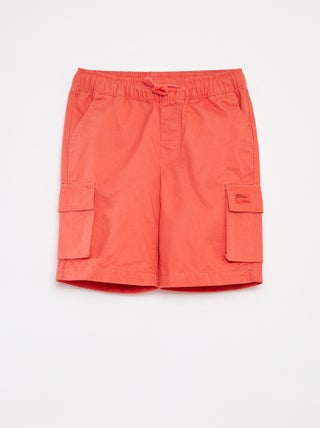 Effen joggingbroek met zakken met klepje