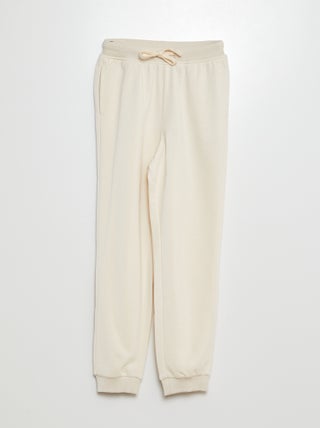 Effen joggingbroek van dunne sweatstof