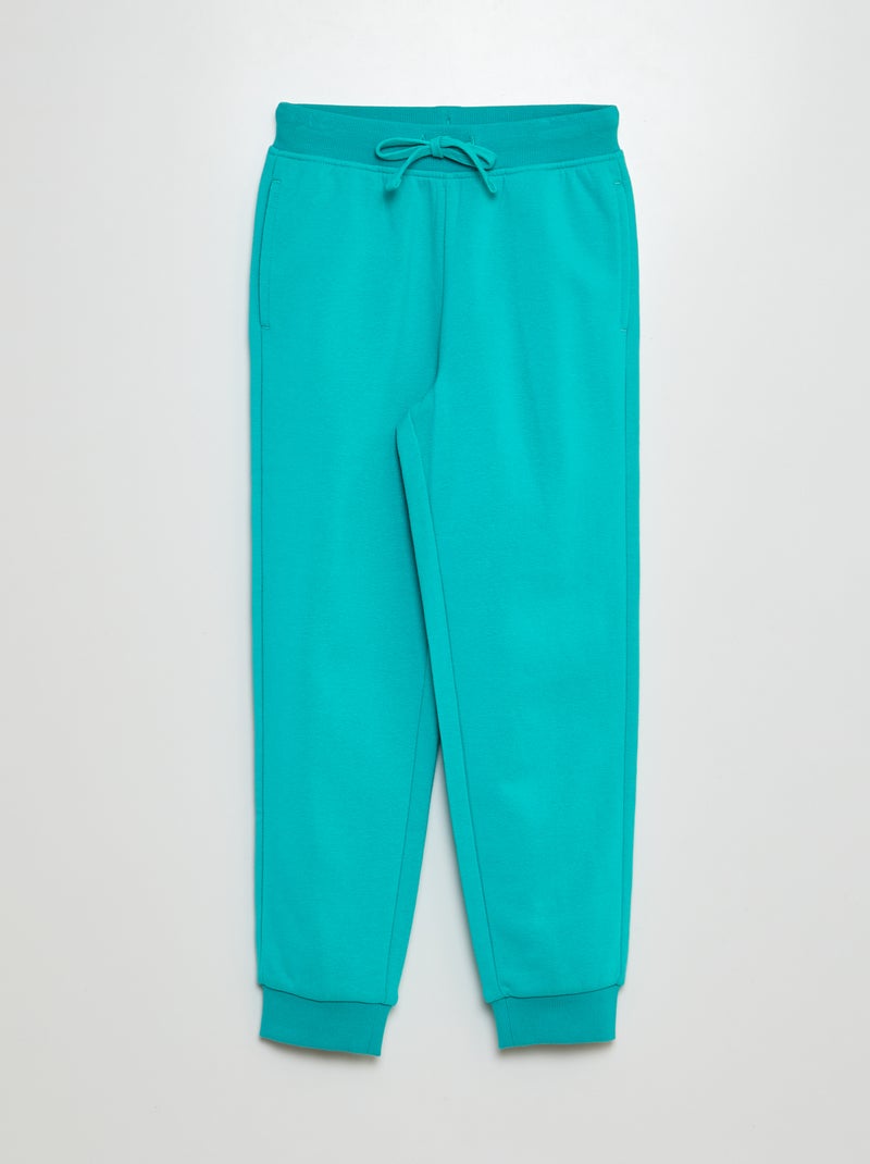 Effen joggingbroek van sweatstof GROEN - Kiabi