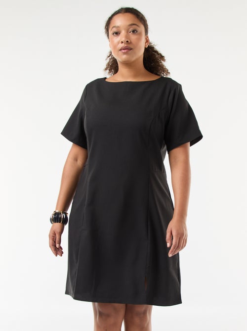 Effen jurk met korte mouwen 'Vero Moda' - Kiabi