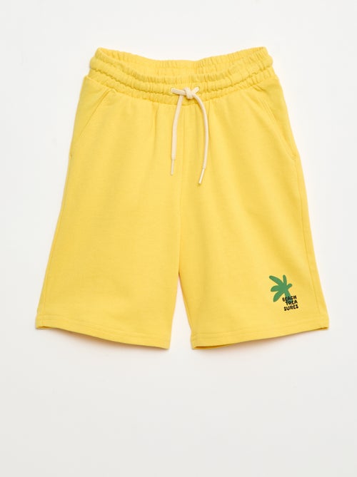 Effen katoenen bermuda - Kiabi