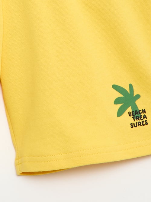 Effen katoenen bermuda - Kiabi