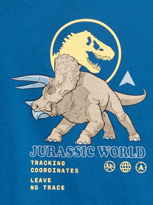 Effen katoenen T-shirt 'Jurassic World' - Kiabi