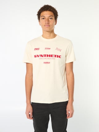 Effen, katoenen T-shirt met print