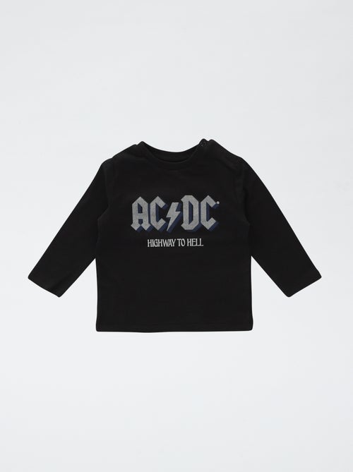 Effen, katoenen T-shirt met The Rolling Stones-print - Kiabi