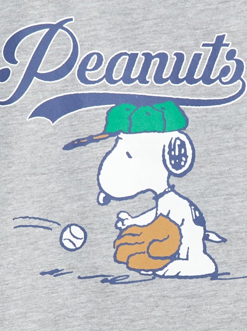 Effen katoenen T-shirt 'Snoopy' - Kiabi