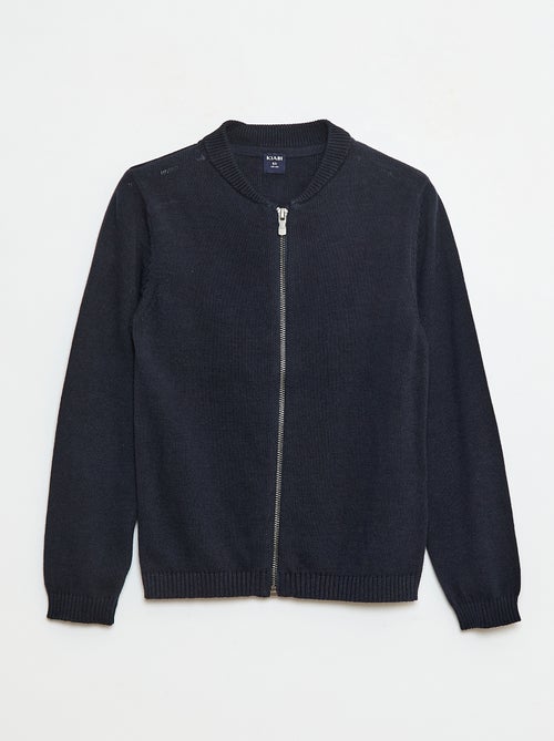 Effen katoenen vest - Kiabi