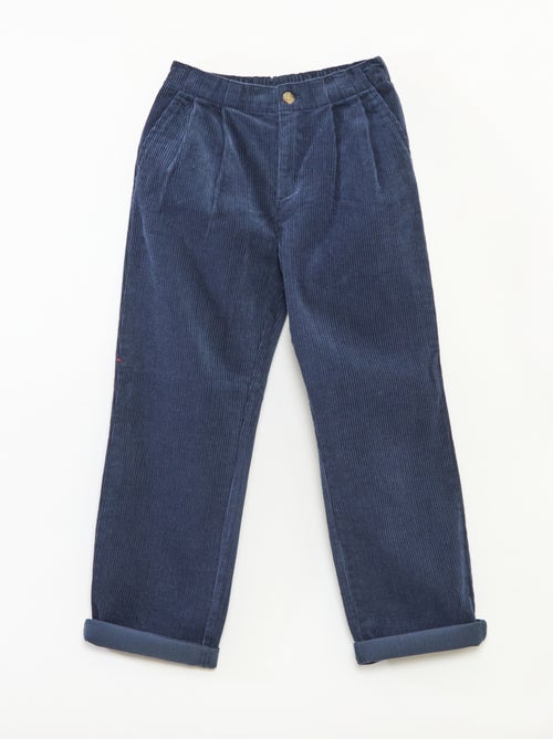 Effen katoenfluwelen broek 'Kiabi & Catherine Painvin' - Kiabi