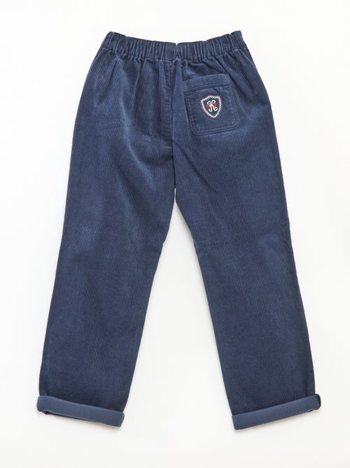 Effen katoenfluwelen broek 'Kiabi & Catherine Painvin' - Kiabi