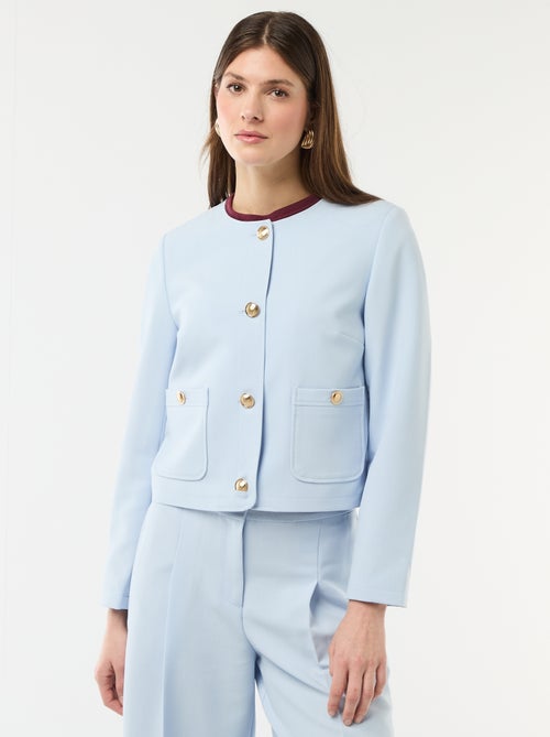 Effen kort ceremonievest - Kiabi