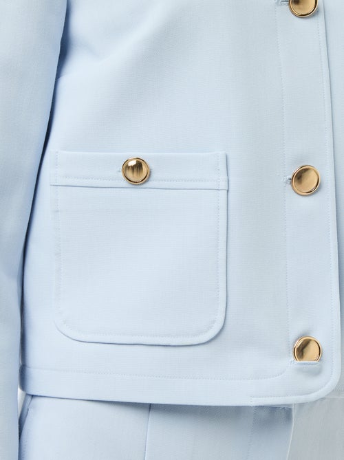 Effen kort ceremonievest - Kiabi