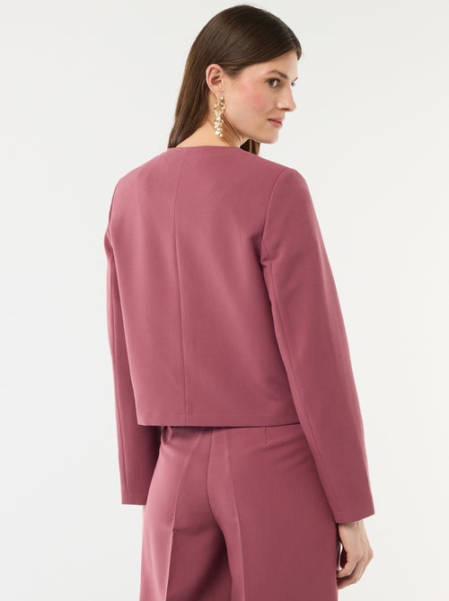 Effen kort ceremonievest - Kiabi