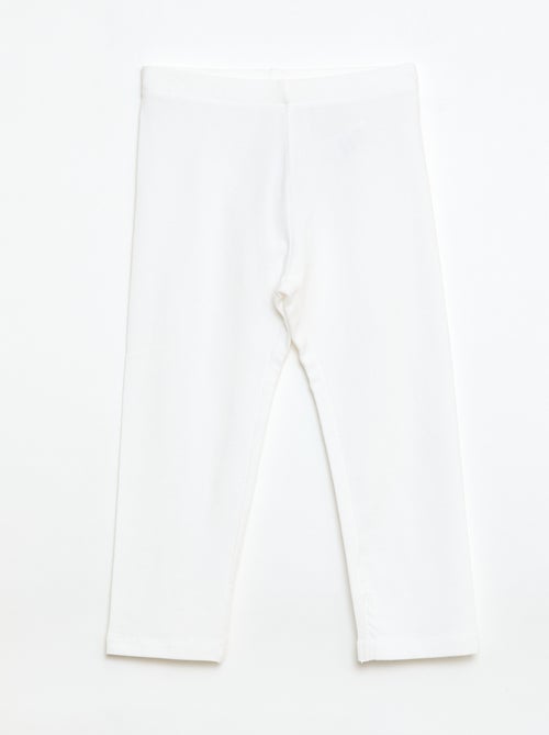 Effen korte legging - Kiabi