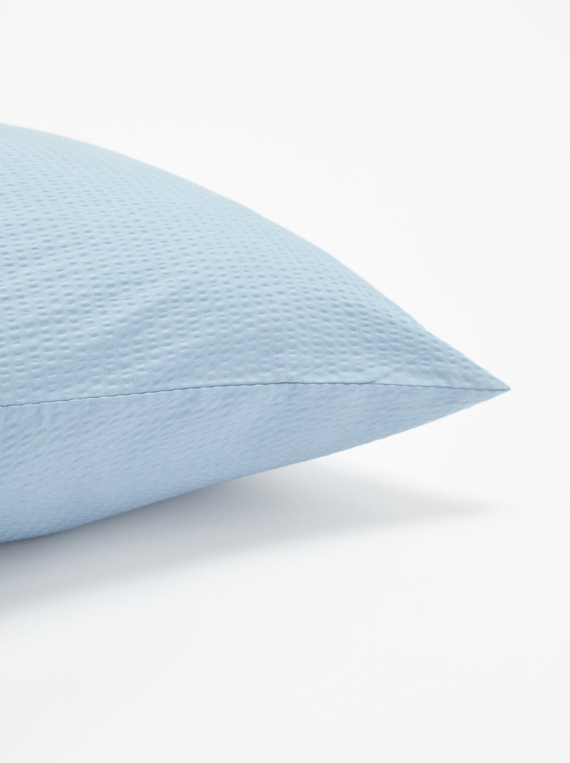 Effen kussensloop - 50 x 70 cm - KIABI Home Blauw - Kiabi