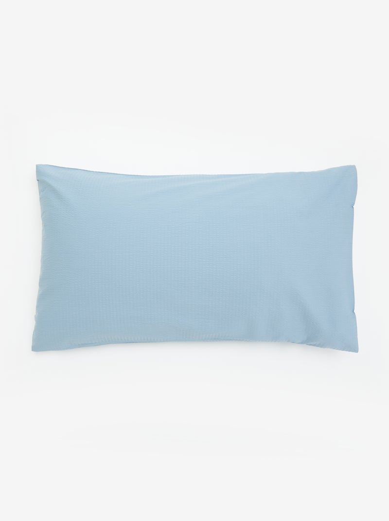 Effen kussensloop - 50 x 70 cm - KIABI Home Blauw - Kiabi
